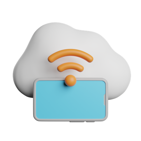 Cloud Storage  3D Icon