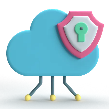 Cloud Storage  3D Icon