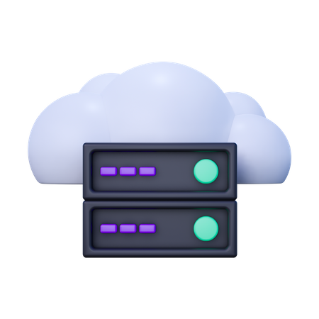 Cloud Storage  3D Icon