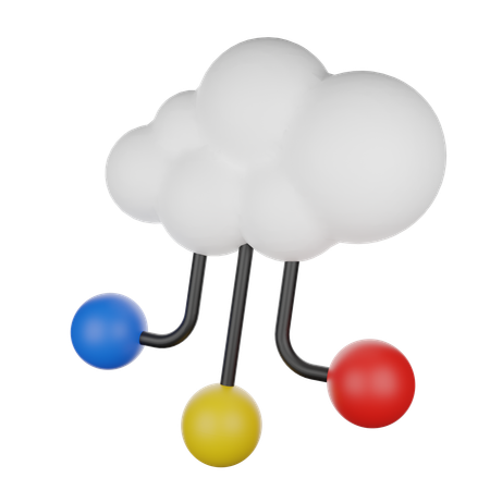 Cloud Storage  3D Icon