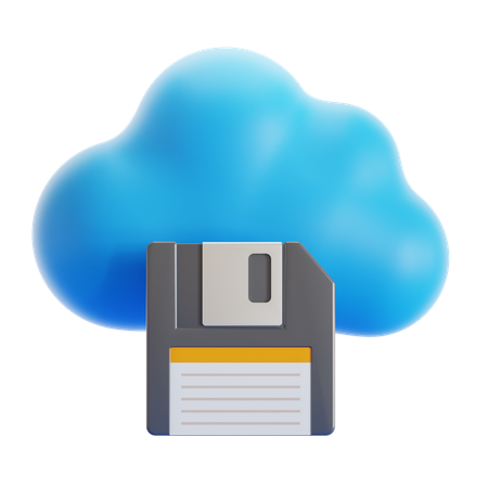 Cloud Storage  3D Icon