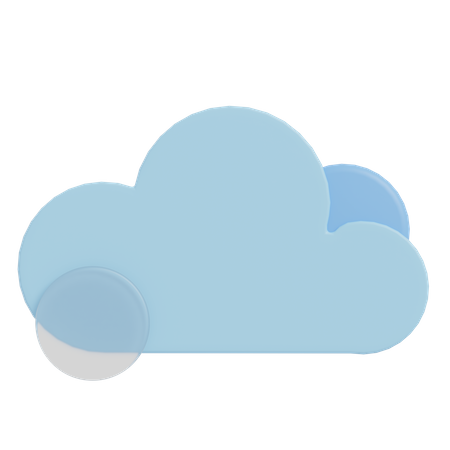 Cloud Storage  3D Illustration