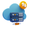 cloud 3d logo