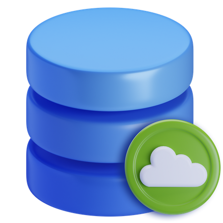 Cloud storage  3D Icon