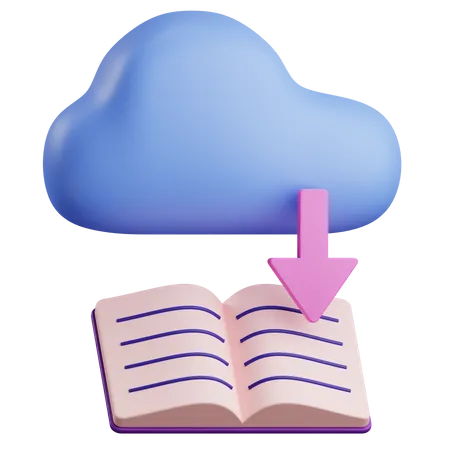 3 D Cloud Storage Illustration 3D Icon