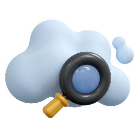 Cloud-Suche  3D Icon