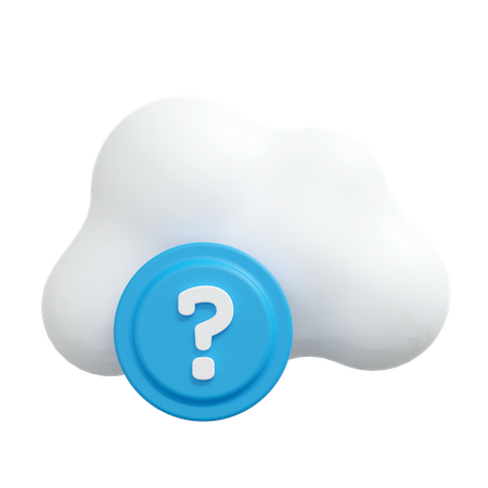 Häufig gestellte Fragen zum Cloud-Support  3D Icon