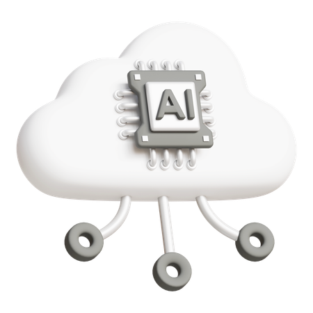 Cloud System  3D Icon