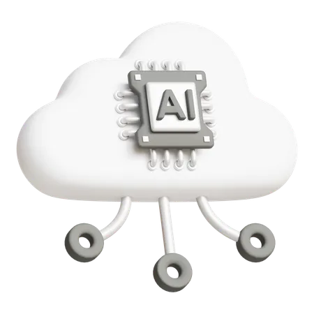 Cloud System  3D Icon