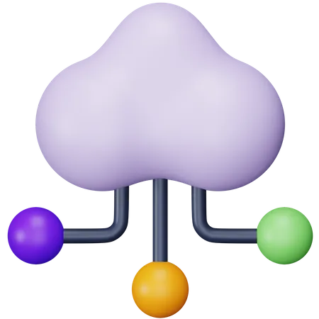 Cloud Technology  3D Icon