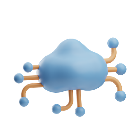 Cloud Technology  3D Icon