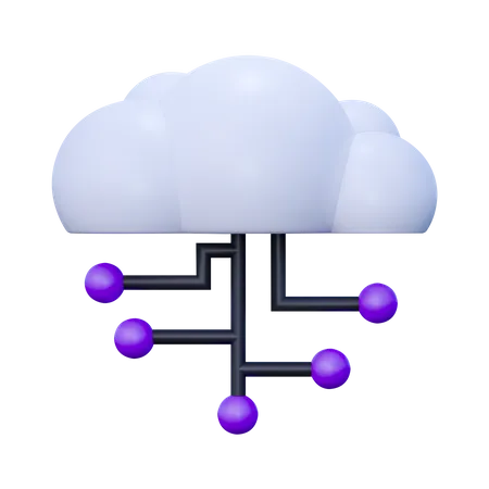 Cloud Technology 3D Icon