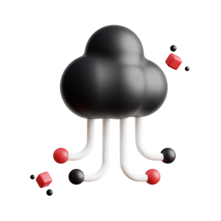 Cloud Technology Metaverse  3D Icon