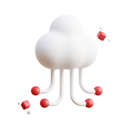 Cloud Technology Metaverse 3D Icon