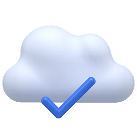 Tique nuage  3D Icon