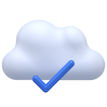 Cloud Tick  3D Icon