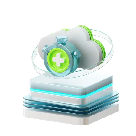 Minuterie de nuage  3D Icon
