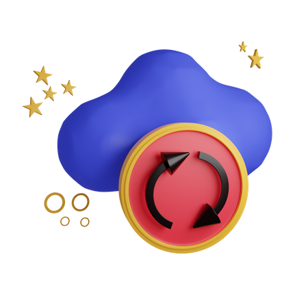 Cloud-Update  3D Icon