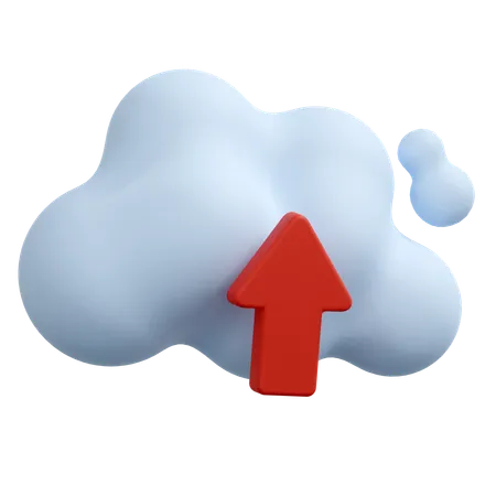 Cloud-Upload  3D Icon