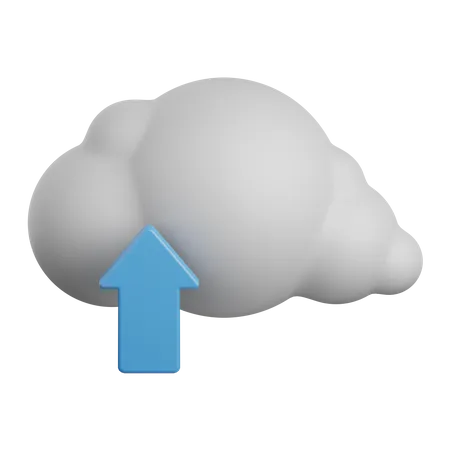 Cloud Upload  3D Icon