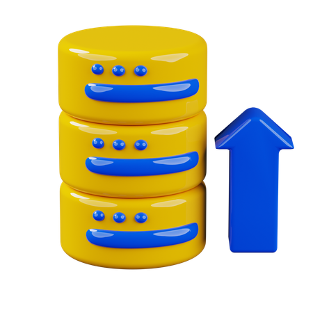 Cloud Upload  3D Icon