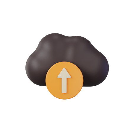 Cloud Upload  3D Icon