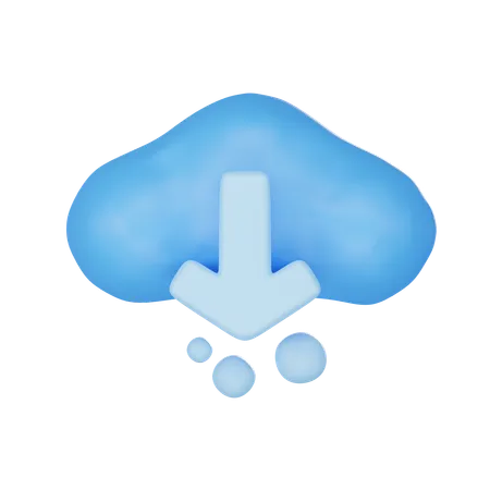 Cloud Upload  3D Icon