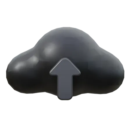 Cloud Upload  3D Icon