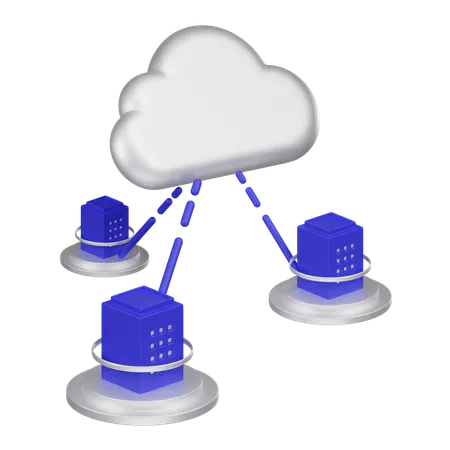 Explore The Future Of Technology With Our Cloud Edge Site 3 D Icon Captivate Your Audience By Illustrating Cutting Edge Concepts Of Cloud Computing At The Networks Edge Elevate Your Designs Now 3D Icon
