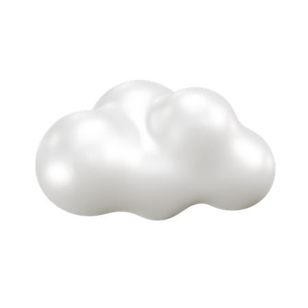 Cloud weather  3D Icon