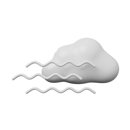 Cloud Wind  3D Illustration