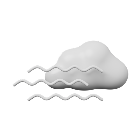 Cloud Wind 3D Illustration