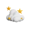Cloud with Stars