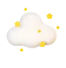 cloud with stars