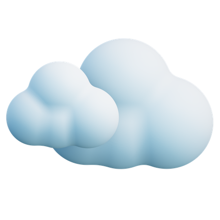 Temps nuageux  3D Icon