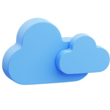 Clouds  3D Icon