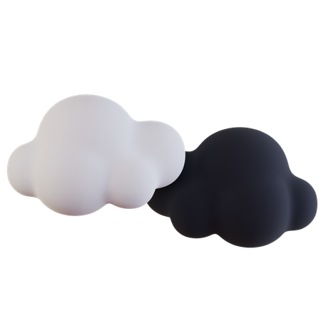 Clouds  3D Icon