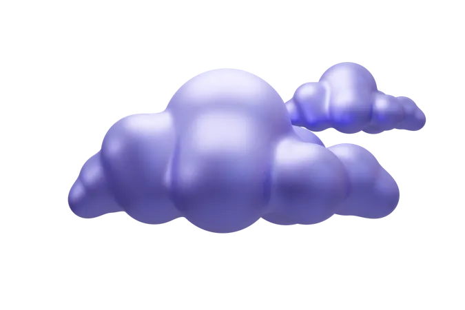 Clouds  3D Icon