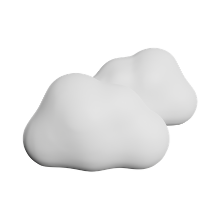 Clouds  3D Icon