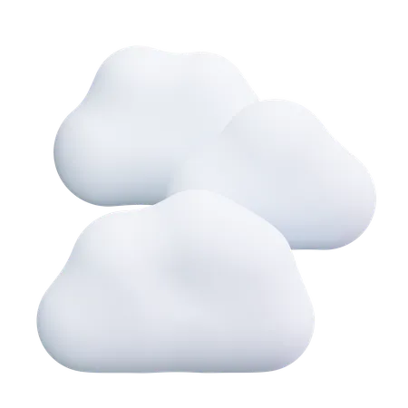 Clouds  3D Icon