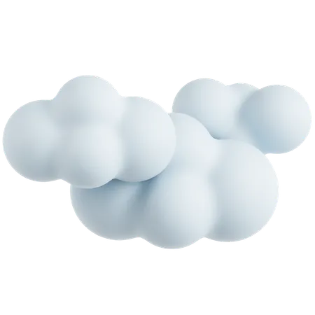 Clouds  3D Icon