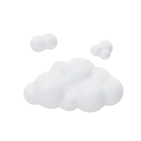 Clouds  3D Icon