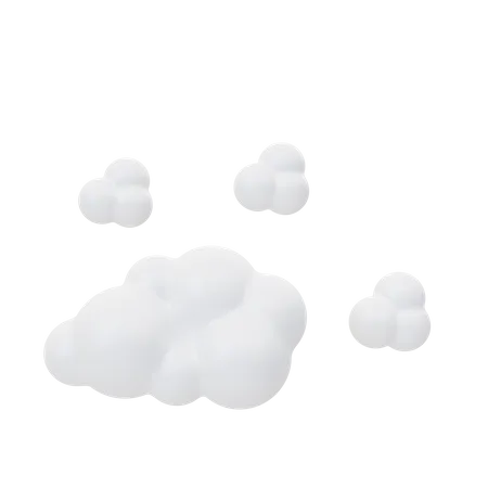 Clouds  3D Icon