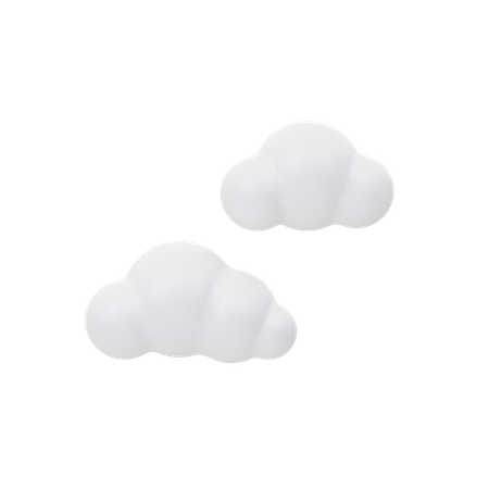 Clouds  3D Icon