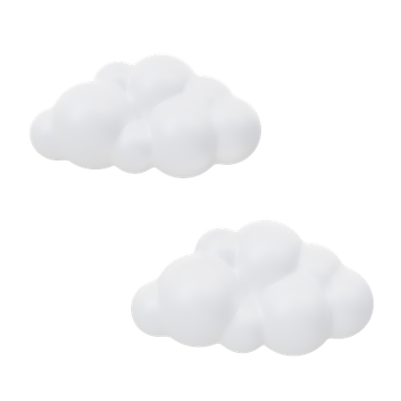 Clouds  3D Icon