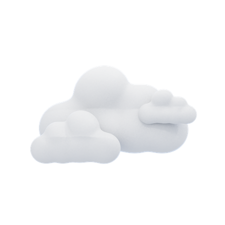 Clouds  3D Icon