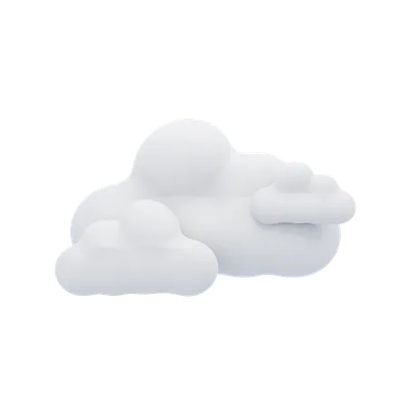 Clouds  3D Icon