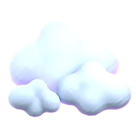 Clouds  3D Icon