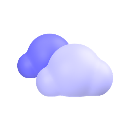 曇り  3D Icon