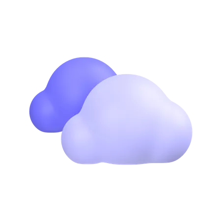 曇り  3D Icon